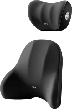 Комплект автомобільних подушок UFT Car Pillow 4 set ортопедичні для підтримки попереку та шиї з пам'яттю форми (UFTcarpillow4set)