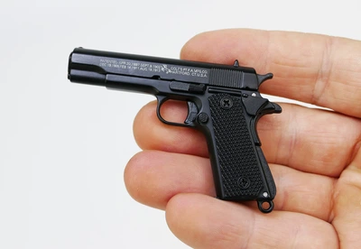 Сувенірний Пістолет Black Eagle Desert Міні Пістолет M1911 Чорний (01098)