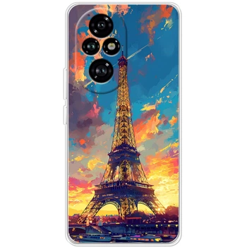 Силиконовый Чехол с Картинкой для Huawei Honor 200 Принт (Париж, Эйфелева Башня) (62292-ysm038)