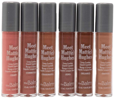 Набір помад TheBalm Meet Matte Hughes Mini 6 x 1.2 мл (681619820564)