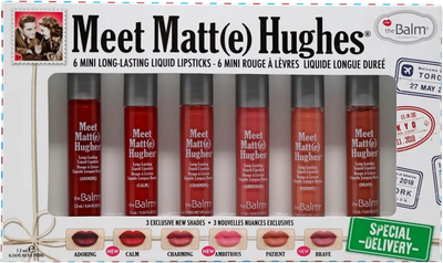 Набір помад TheBalm Meet Matte Hughes Mini 6 x 1.2 мл (681619820571)