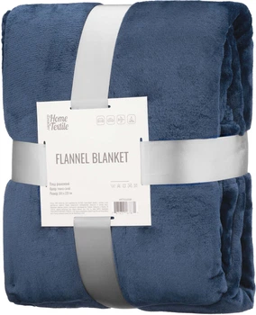 Плед Ardesto Flannel Темно-синій Двоспальний 200x220 см (ART0220SB)