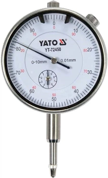 Індикатор годинникового типу YATO 0-10 мм (YT-72450)