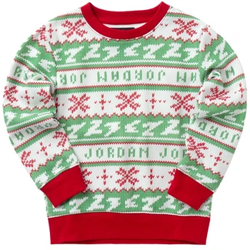 Светр дитячий Jordan Jumpman Holiday Crew XS (122-128 CM) Комбінований 85A153-R78