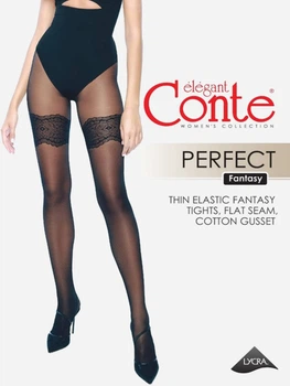 Колготи 30 Den жіночі Conte Ce Fantasy Perfect 4 р Коричневі (4810226504383)