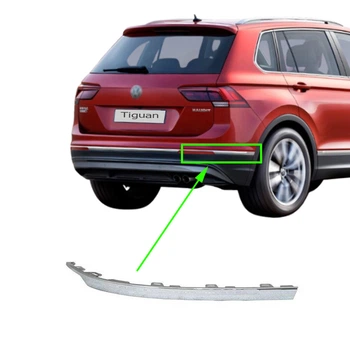Молдинг хром заднього бампера Volkswagen Tiguan 2016-21 правий 5NN-853-842-2ZZ