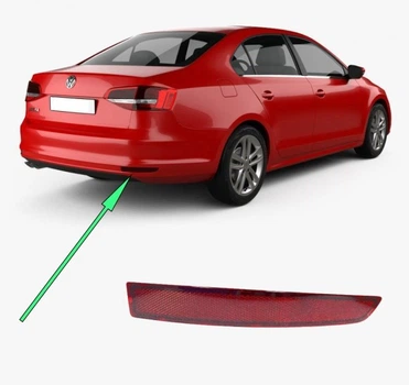 Отражатель, катафот заднего бампера Volkswagen Jetta 6, 2015-18 правый 5C6-945-106-B