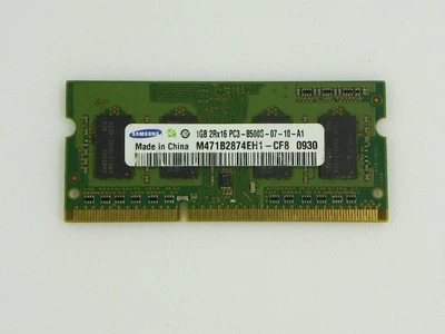 Оперативная память для ноутбука Samsung PC3-8500 2RX16 SODIMM DDR3 1GB PC3 (02418) Б/У