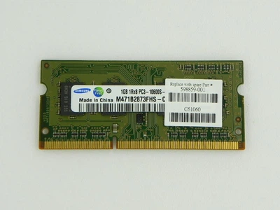 Оперативная память для ноутбука Samsung PC3-10600S 1333MHz B 1Rx8 SODIMM DDR3 1GB PC3 (01716-6) Б/У