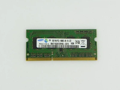 Оперативная память для ноутбука Samsung PC3-10600 1GB 1RX8 SODIMM DDR3 PC3 (02609) Б/У