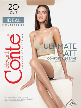 Колготи 20 Den жіночі Conte Ideal 2 р Коричневі (4810226162194)