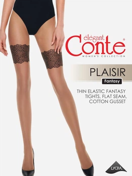 Колготы 20 Den женские Conte Elegant CE Fantasy Plaisir 20С-91СП 2 р Черные (4810226582701)