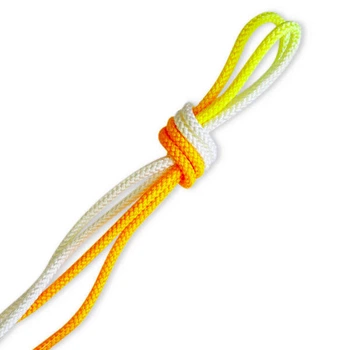 Скакалка Pastorelli Patrasso Multicolor FIG 03707 Fluo 3м нейлон белый/оранжевый