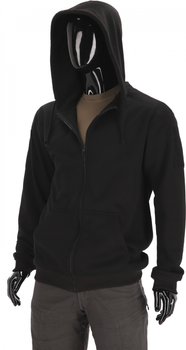 Тактический Худи на молнии милитари Casual Zipped Hoodie 281z Black S