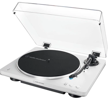 Програвач вінілу Audio-Technica AT-LP70XBTWS White Silver