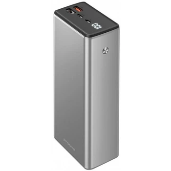 УМБ для ноутбука Proove Metalskin 65W 30000mAh 2USB+Type-C швидка зарядка QC Metal Gray