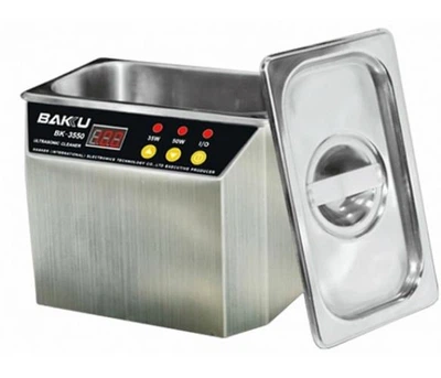 Ультразвукова ванна BAKKU BK3550 Два режими роботи (30W та 50W), металевий корпус, металева кришка