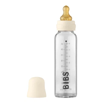 Стеклянная бутылочка BIBS Ivory 225 мл.