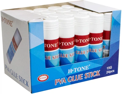 Набор клея-карандаша H-Tone ПВА основа 24 шт по 15 г (JJ60101-15G)