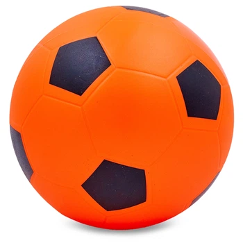 Мяч резиновый SP-Sport Футбольный FB-5652 (резина, вес-200г, d-22см, оранжевый)MF-02