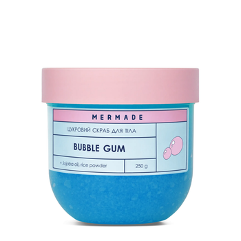 Сахарный скраб для тела Mermade Bubble Gum аромат "Жвачка" 250 г