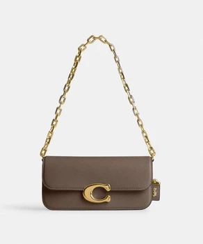 Женская сумка Coach Idol CP120 коричневая – Оригинальные сумки от