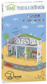 Kolorowanka Monumi Colour and Play No3 XXL Domek tylko dla Chłopaków 3D (5906714489856)