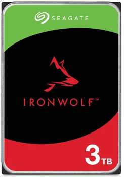 Dysk twardy Seagate IronWolf 3 TB 5400 obr./min 256 MB ST3000VN006 3.5 SATA III (955555904821269) - Outlet