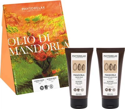 Набор Phytorelax Laboratories Olio di Mandorla Крем для рук 75 мл + Скраб для рук 75 мл (8030976032875)