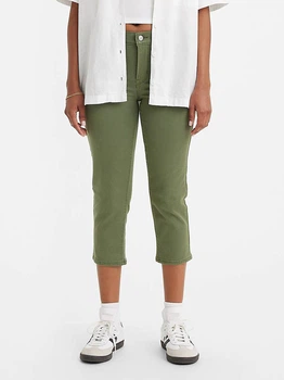 Джинси Skinny жіночі Levi`s 414554942 25 Зелені (1159798995)