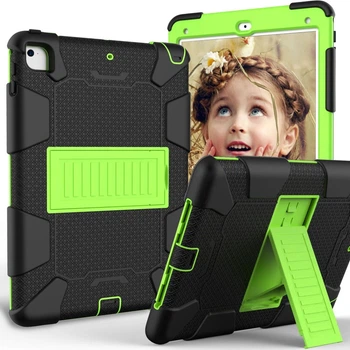 Чехол ARM Standart Apple iPad 6 (9.7") 2018 противоударный с откидной подставкой Black/Green