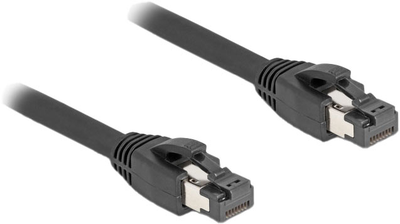 Kabel Delock sieciowy RJ45 Cat.8.1 S/FTP do 40 Gbps Black 5 m (4043619802364)