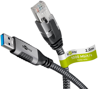 Kabel Goobay USB-A 3.0 do Ethernet RJ45 2 m (4040849704987)