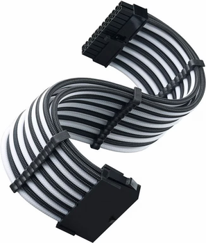 Kabel SilverStone SST-PP07E-MBBW Black/White 0.3 m (4710679810171)