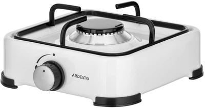 Плитка настільна Ardesto газова, тип газу LPG, конфорок - 1, білий (GTC-NS1011W)