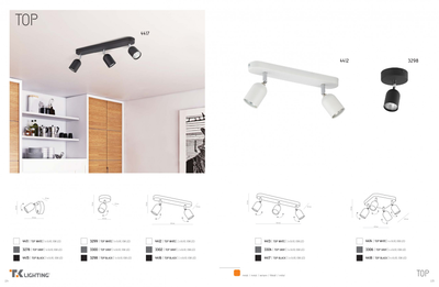 Бра Top monochrome 3278 TK-Lighting серый