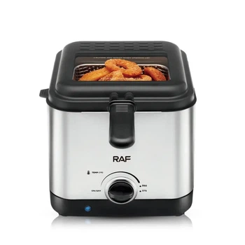 Електрична фритюрниця на 2.5 л для смаження без олії 1000 Вт Deep Fryer RAF R.5300