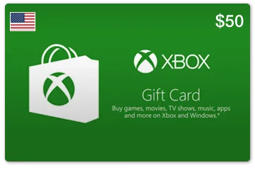 Карта пополнения Xbox Live Gift Card 50 USD