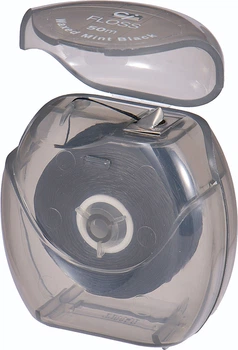 Зубна нитка Ci medical New Ci Floss Вощена мотивуюча Black 50 м (4582196103292)