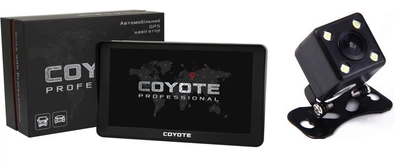 GPS Навігатор COYOTE&nbsp;820 TORR PRO 1gb 16gb на Андроїд GPS з Wifi для легкового та вантажного транспорту + Камера заднього виду з підсвічуванням