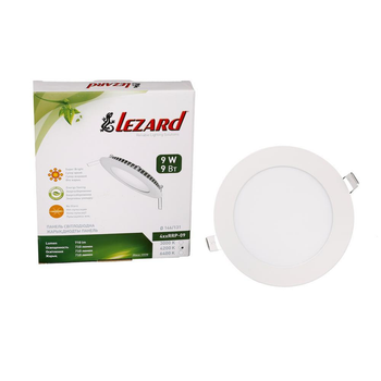 LED светильник встраиваемый круглый Lezard 9W 4200K