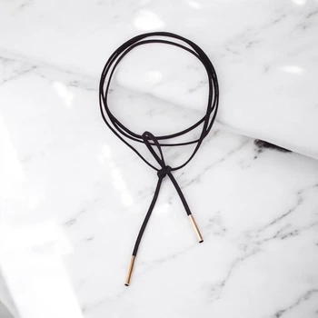 Чокер Mirshine Blackleather Black