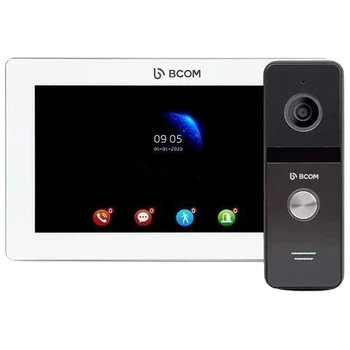 Комплект видеодомофона BCOM BD-770FHD White Kit