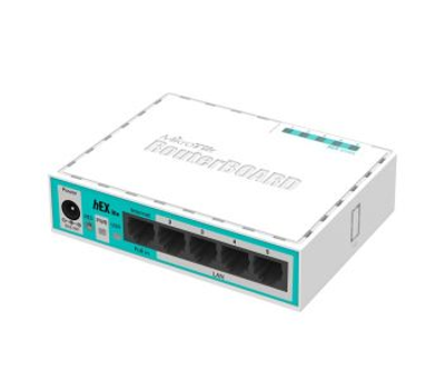 Маршрутизатор MikroTik 5-портовий hEX lite (RB750r2)