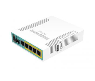 Маршрутизатор PoE MikroTik 5-портовий hEX PoE (RB960PGS)