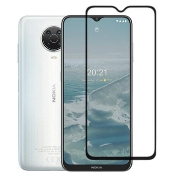 Защитное стекло Fiji Premium для Nokia G20 полная проклейка Anti-Static черный