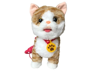 Мягкая интерактивная игрушка Котик (рыжий), JS2263
