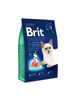 Сухой корм Brit Premium by Nature Cat Sensitive для кошек с чувствительным пищеварением 1,5 кг