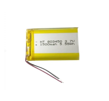 Акумулятор літій-іонний полімерний Li-Pol 803450 1500 mAh 3.7V 5.55Wh