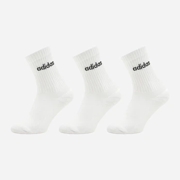 Набор мужских носков высоких хлопковых Adidas C Lin Crew HT3455 43-45 3 пары White (4066746240762)